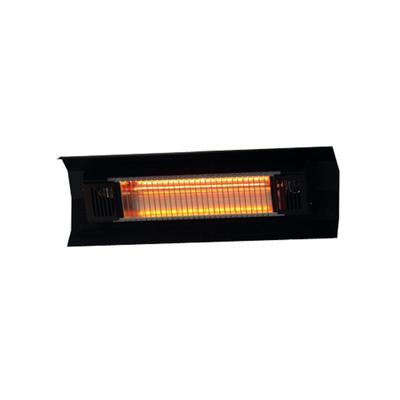 Black Steel Wall Mounted Infrared Patio Heater by Fire Sense in Black