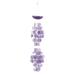 Purple Capiz Coastal Windchime by Quinn Living in Purple