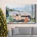 The Holiday Aisle® Holiday Vacation I Premium Gallery Wrapped Canvas - Ready To Hang Canvas, Solid Wood in White | 36 H x 24 W x 1 D in | Wayfair