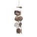 Rosecliff Heights 3 Placuna Shell Mobiles w/ Three Strands Wall Décor Set 20" Stone in Brown/Gray | 20 H x 5 W x 5 D in | Wayfair