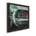 Red Barrel Studio® Sportscar Collection III-Premium Framed Print - Ready To Hang Paper, in Black/Blue/Green | 17 H x 17 W x 1.5 D in | Wayfair