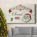 The Holiday Aisle® Milk & Cookies Premium Gallery Wrapped Canvas - Ready To Hang Metal in Blue/Green/Red | 48 H x 32 W x 1 D in | Wayfair