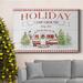 The Holiday Aisle® Holiday Campground Premium Gallery Wrapped Canvas - Ready To Hang Canvas, in Blue/Green/Red | 12 H x 8 W x 1 D in | Wayfair