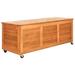 Birch Lane™ Odette 50 Gallon Eucalyptus Solid Wood Deck Box w/ Wheels Wood/Solid Wood in Brown | 18.9 H x 47.2 W x 17.7 D in | Wayfair