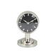 Greyleigh™ Analog Stainless Steel Mechanical Tabletop Clock Stainless Steel in Gray | 6.75 H x 4.2 W x 4 D in | Wayfair