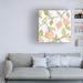 Red Barrel Studio® Fresh Fruit Fresco II by June Erica Vess - Wrapped Canvas Painting Canvas, in Brown/Gray/White | 14 H x 14 W x 2 D in | Wayfair