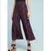 Anthropologie Pants & Jumpsuits | Anthropologie Elevenses Tessie Wide Leg Pants | Color: Orange/Purple | Size: 0