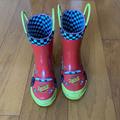Disney Shoes | Lighting Mcqueen Rain Boots Size 9 | Color: Red/Yellow | Size: 9b