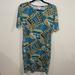 Lularoe Dresses | Lularoe Julia Midi Dress Size Large | Color: Blue/Yellow | Size: L