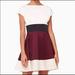 Kate Spade Dresses | Kate Spade Color Block Fiorella Fit & Flare Dress | Color: Pink/White | Size: 4
