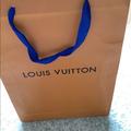 Louis Vuitton Storage & Organization | Authentic Louis Vuitton Orange Paper Shopping Gift Bag - Size 15,5” X 11,5x 2,5? | Color: Orange | Size: Os
