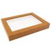 10x10 Shadowbox Wood Frames - Honey Pecan Brown DEEP Shadow Box Display Depth of 3/4"