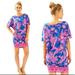 Lilly Pulitzer Dresses | Lilly Pulitzer Lowe Night Caw Dress | Color: Blue/Pink | Size: S