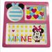 Disney Other | Mimi, Disney Plastic Square Plate With Dividers. | Color: Pink/Silver | Size: Osbb