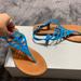 Jessica Simpson Shoes | Jessica Simpson Electric Blue/Suede Sandals | Color: Blue | Size: 7.5