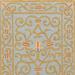 Fleur de Lis Hand-Hooked Wool Runner - Ivory/Brown, 2'6" x 10' Runner - Frontgate