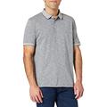 Seidensticker Men's Polo Washed Pique Langarm Shirt, Navy, XL