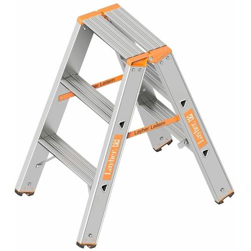 Layher – Topic 1043 Stufenstehleiter 2×3 Stufen