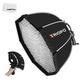 Triopo 90 cm Photo Board Speedlite Flash Octagon Umbrella Softbox Quick Installation Speedlite Flash Softbox + Honeycomb Grid for Studio Strobe Outdoor Photography (90 cm)