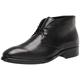 ECCO Men's Citytray Chukka Boot, Black Premium Leather, 7/7. 5 UK