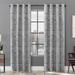 Scott Living Osaka Inverted Brushstrokes Cotton Blend Total Blackout Grommet Curtain Panel, Single Panel