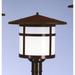 Arroyo Craftsman Berkeley 13 Inch Tall 1 Light Outdoor Post Lamp - BP-17-CR-MB