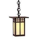 Arroyo Craftsman Glasgow 9 Inch Tall 1 Light Outdoor Hanging Lantern - GH-6L-M-RB