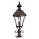 Hanover Lantern Jamestown 52 Inch Tall 4 Light Outdoor Post Lamp - B30860-BRN