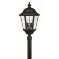 Hinkley Lighting Edgewater 27 Inch Tall 4 Light Outdoor Post Lamp - 1677BK