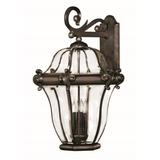 Hinkley Lighting San Clemente 25 Inch Tall 4 Light Outdoor Wall Light - 2446CB