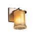 Justice Design Group Veneto Luce 8 Inch Wall Sconce - GLA-8771-16-AMBR-DBRZ