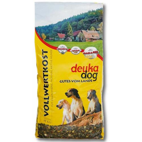 Deuka - Dog Vollwertkost 15kg Hundefutter Hundenahrung Flockenfutter Trockenfutter