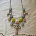J. Crew Jewelry | J Crew Multicolored Pastel Stone Statement Necklace | Color: Red | Size: Os