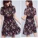 Anthropologie Dresses | Foxiedox Anthropologie Andora Floral Dress Navy S | Color: Blue | Size: S