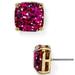 Kate Spade Jewelry | Kate Spade Glitter Square Stud Earrings In Purple Violet Multi Glitter | Color: Gold/Purple | Size: Os