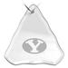 BYU Cougars 3.25'' x 3.75'' Glass Tree Ornament