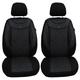 BREMER SITZBEZÜGE Dimensions Seat Covers for Car Seats Compatible with Kia Ceed ED 2006-2012 Driver and Passenger Seat Protector Seat Cover FB:05 (Black/Black/Grey Pattern)
