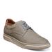 Florsheim Premier Plain Toe Lace-Up Sneaker - Mens 10 Grey Oxford W
