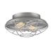 Millennium Lighting Neo-Industrial 12 Inch 2 Light Flush Mount - 5382-SN