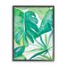 Stupell Industries Green Tropical Palms Monstera Plants Jungle Foliage Wood in Brown | 30 H x 24 W x 1.5 D in | Wayfair ai-863_fr_24x30