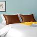 Etta Avenue™ Kaius Interiors 2 Pack Soft Silky Pillowcases For Hair & Skin w/ Envelope Closure Microfiber/Polyester/Silk/Satin | Queen | Wayfair