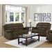 Wildon Home® Lehoux 2 Piece Velvet Reclining Living Room Set Velvet in Brown/Green | 39 H x 77 W x 38 D in | Wayfair Living Room Sets