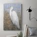 Rosecliff Heights White Heron II Premium Gallery Wrapped Canvas - Ready To Hang Canvas, in Black/Blue/Green | 27 H x 18 W x 1 D in | Wayfair