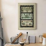 Red Barrel Studio® Money Money Money III Premium Gallery Wrapped Canvas - Ready To Hang Canvas, Solid Wood in White | 36 H x 24 W x 1 D in | Wayfair