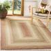 Orange 0.25 in Area Rug - August Grove® Georgina Geometric Braided Rust/Area Rug, Polypropylene | 0.25 D in | Wayfair AGGR3101 38150164