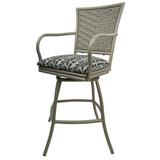 Red Barrel Studio® Outdoor Patio Bar Stool Plastic in Brown | 34 H x 21 W x 22 D in | Wayfair 466224915FAC4B7199F214CADCFBF1D1