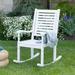 Middlebrook Surfside Acacia Wood Outdoor Rocking Chair