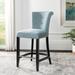 SAFAVIEH Addo Sky Blue Ring Counterstool - 19.6" x 24.2" x 39.8"