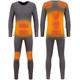 Men’s Thermal Underwear Set, USB Electric Heated Thermal Long Sleeve T Shirts + Pants Ultra-Soft Base Layer Warm Suit for Workout SKiing Running (Thermal Sets(Grey), L)