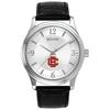 Silver Bethune-Cookman Wildcats Leather Watch